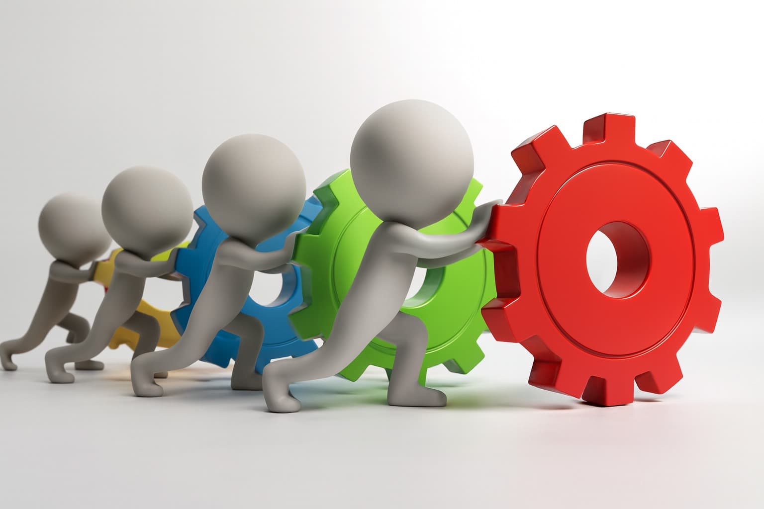 Digital Transformation - InfoGrowth team collaborating on technology solutions